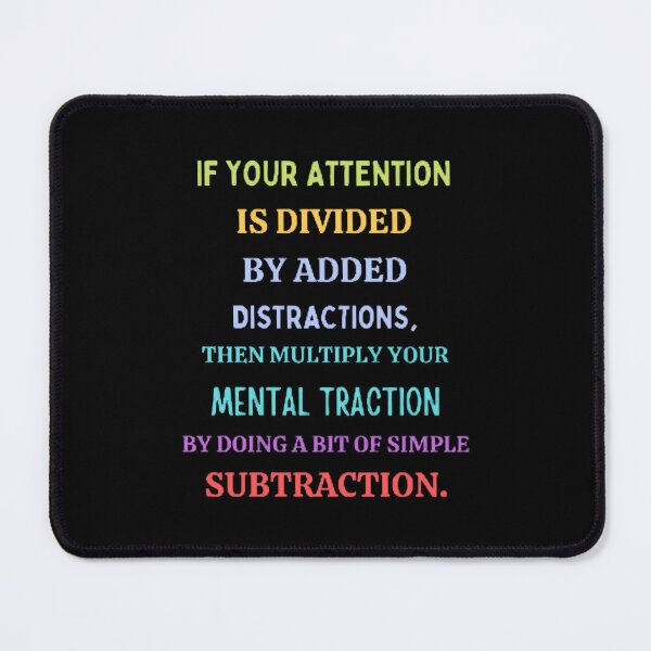 Item preview, If You Attention Is Divided By Added Distraction The Best Teacher Colors Design designed and sold by BestTeacher.