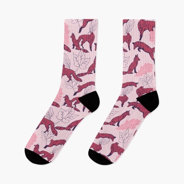 Item preview, Red fox on a pink background designed and sold by Superdoodledo.