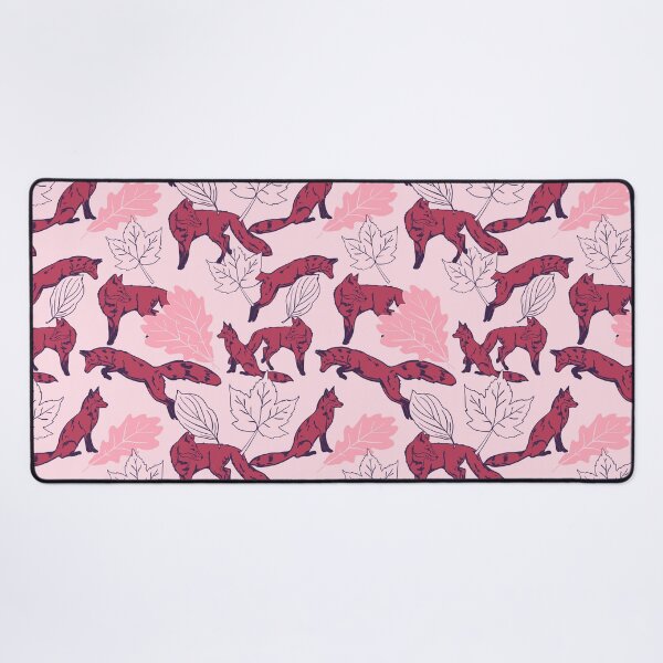 Item preview, Red fox on a pink background designed and sold by Superdoodledo.