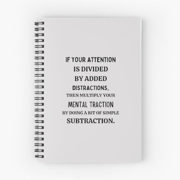 Item preview, If You Attention Is Divided By Added Distraction The Best Teacher Black Design designed and sold by BestTeacher.