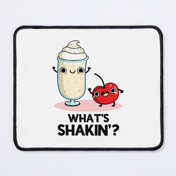 Item preview, What's Shakin Funny Milkshake Puns designed and sold by punnybone.