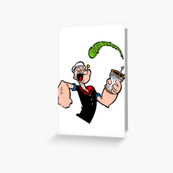Popeye The Sailor Greeting Cards for Sale | Redbubble