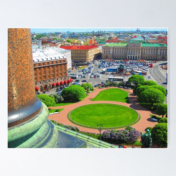 Item preview, St. Isaac's Square from the Cathedral's Colonnade designed and sold by Mary-Elizabeth Hain.