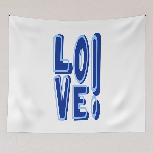 Item preview, LOVE! navy designed and sold by Julia Santos.
