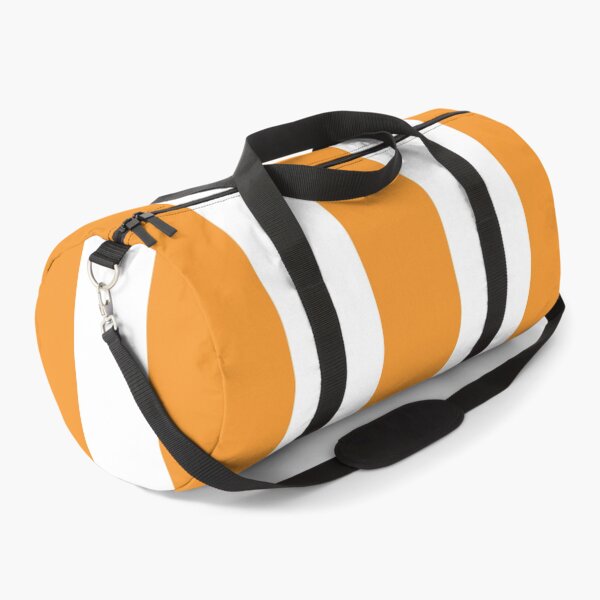 Item preview, Large ORANGE and WHITE Vertical STRIPES designed and sold by RachelMacht.