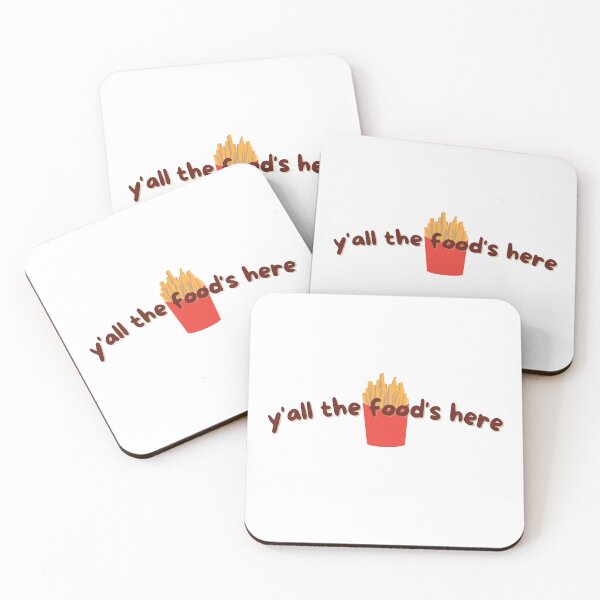 Item preview, Yall the foods here tiktok meme designed and sold by natcat-designs.