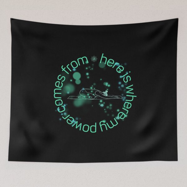 Item preview, Yoga Is My Power Floor Pillow designed and sold by MagicWolfStar.