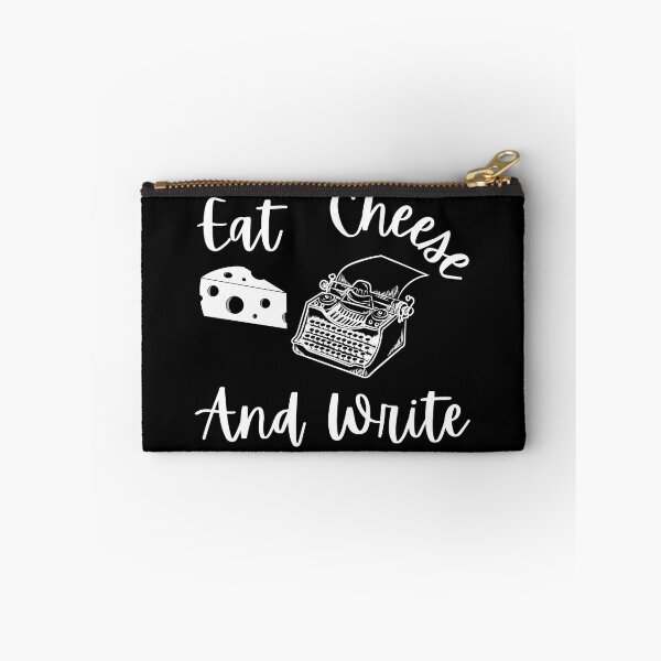 Item preview, Eat Cheese And Write - White Text designed and sold by TheKnightWriter.