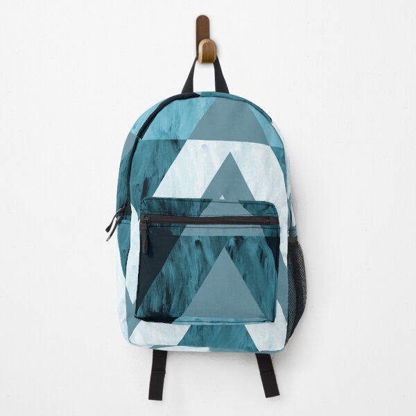 Item preview, Turquoise triangle geometric design designed and sold by rafiaarts.