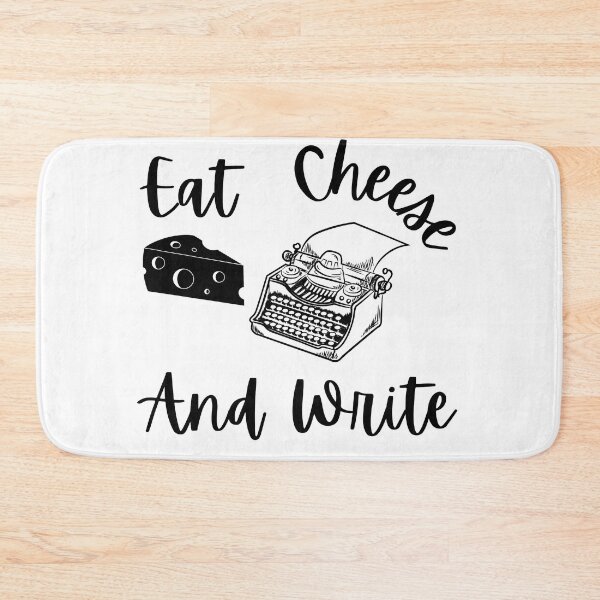 Item preview, Come queso y escribe - Texto negro designed and sold by TheKnightWriter.