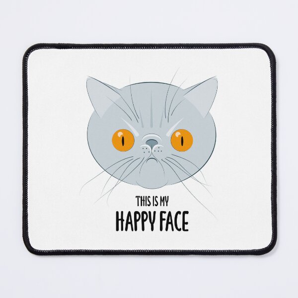 Item preview, This is my happy face - exotic cat designed and sold by Wonderingalice8.