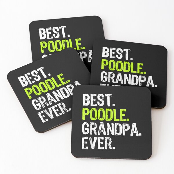 Item preview, Best Poodle Grandpa Ever Dog Lover designed and sold by DrewDzung.