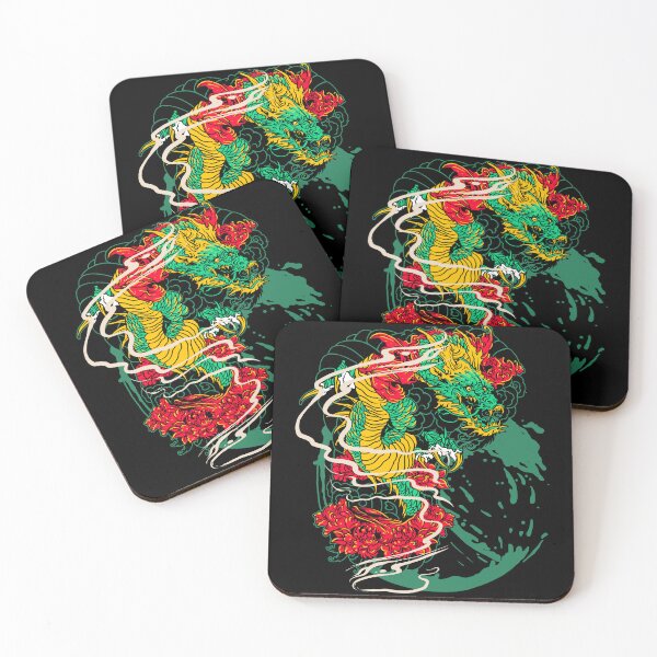 Item preview, Red Chinese Firedrake T-Shirt Dragon Print Art Wear designed and sold by soniashah.