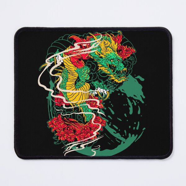 Item preview, Red Chinese Firedrake T-Shirt Dragon Print Art Wear designed and sold by soniashah.