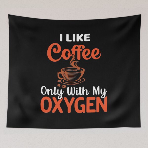 Item preview, I like coffee with my oxygen designed and sold by stryderdk.