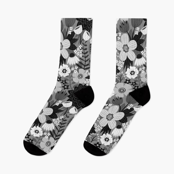 Item preview, Monochrome Floral designed and sold by robyriker.