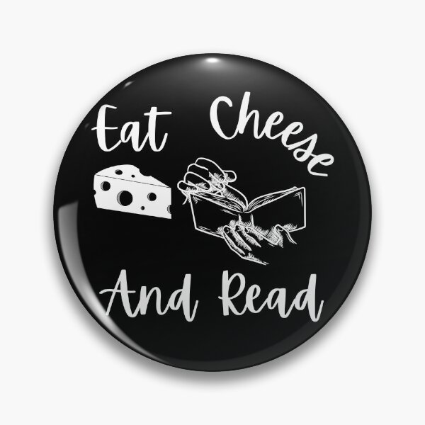 Item preview, Eat Cheese And Read - White Text designed and sold by TheKnightWriter.