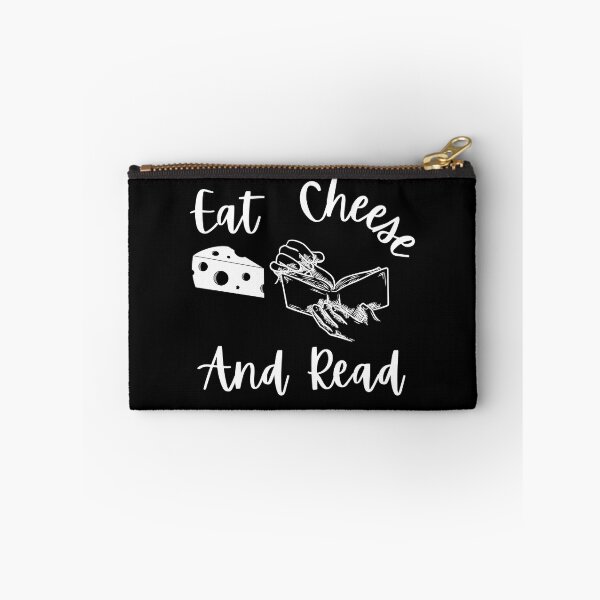 Item preview, Eat Cheese And Read - White Text designed and sold by TheKnightWriter.
