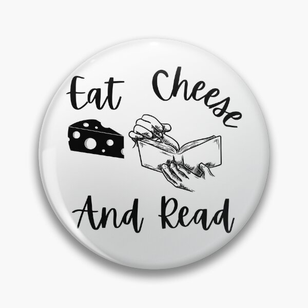 Item preview, Eat Cheese And Read - Black Text designed and sold by TheKnightWriter.