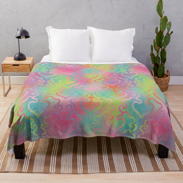 Item preview, Dreamy Rainbow Damask designed and sold by Marja Hamalainen.