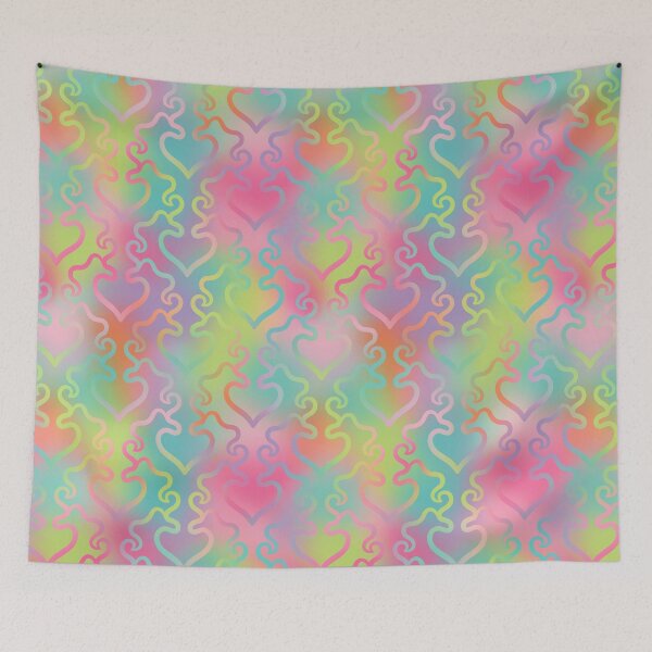 Item preview, Dreamy Rainbow Damask designed and sold by Marja Hamalainen.