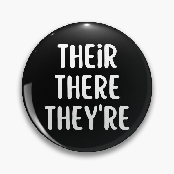 Item preview, Their, they're and there - Grammar common mistake designed and sold by shmodev.