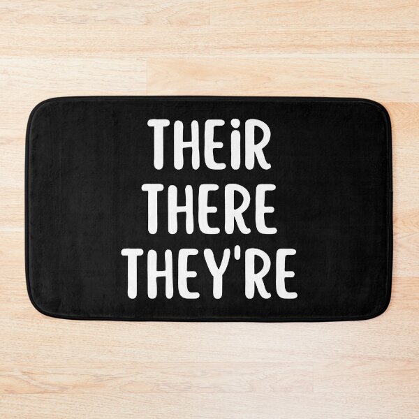 Item preview, Their, they're and there - Grammar common mistake designed and sold by shmodev.