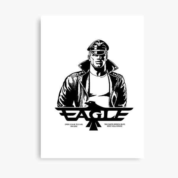 Vista previa del artículo con la obra «Eagle Retro Los Ángeles LA», diseñado y vendido por MattaChic.