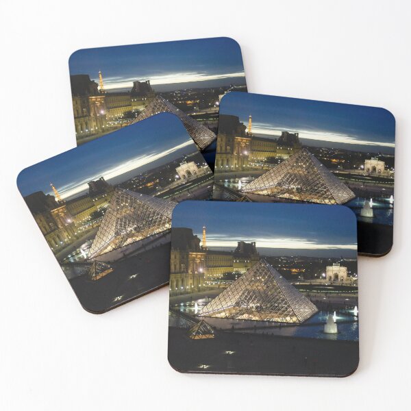 Item preview, Paris - Louvre Pyramid at Night designed and sold by Georgia Mizuleva.