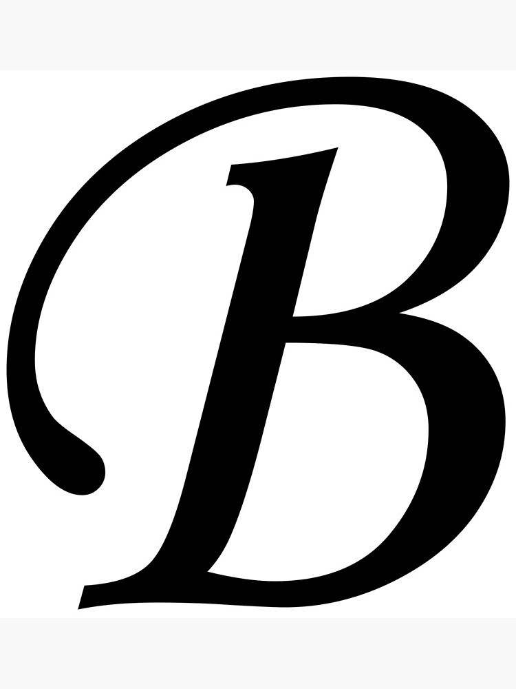 "Letter B " Poster For Sale By P4LES | Redbubble