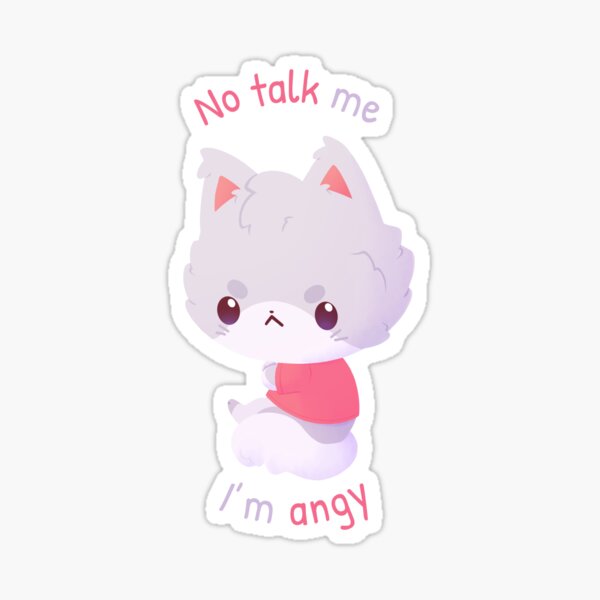 No Talk Me I'm Angry ,cute cat , angry cat , kitty' Panoramic Mug