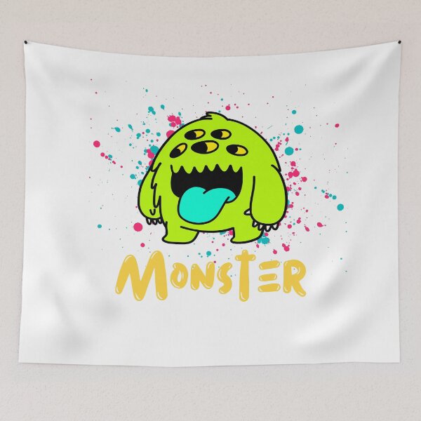 Item preview, Colorful Cute Monster Design designed and sold by tharindusrilak.