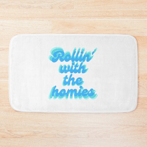 Item preview, Rollin' with the homies quote designed and sold by Peachy-Draws.