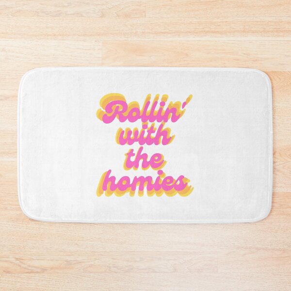 Item preview, Rollin' with the homies quote designed and sold by Peachy-Draws.