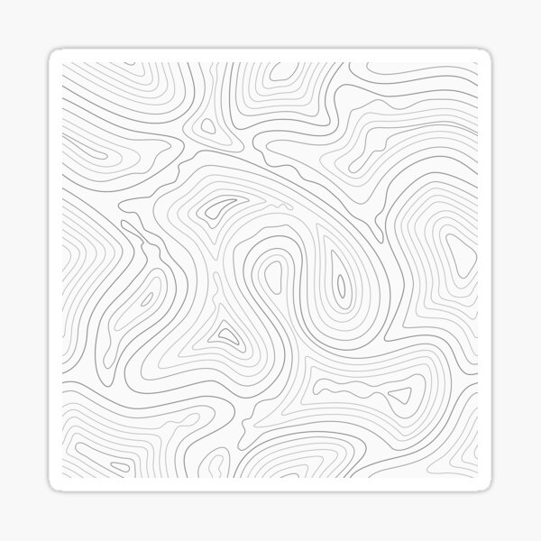 Abstract lines. Sticker