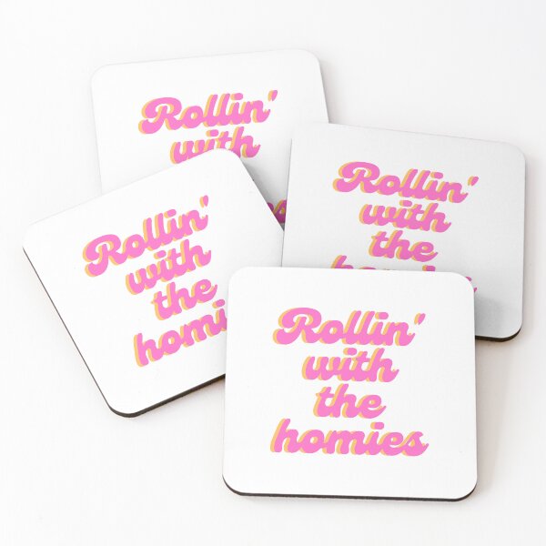 Item preview, Rollin' with the homies quote designed and sold by Peachy-Draws.