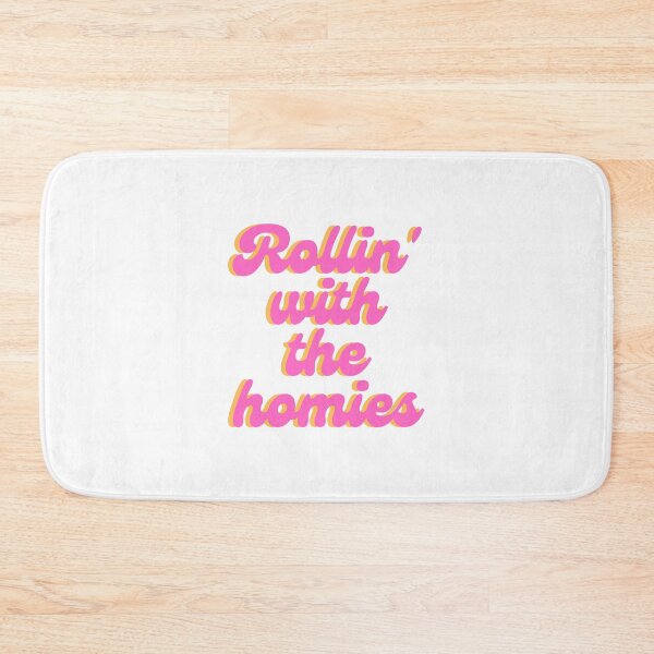 Item preview, Rollin' with the homies quote designed and sold by Peachy-Draws.
