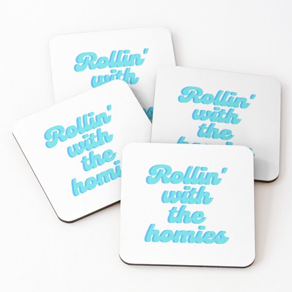 Item preview, Rollin' with the homies quote designed and sold by Peachy-Draws.