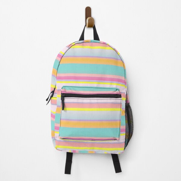 Item preview, Pastel color palette horizontal striped | soft color palette striped designed and sold by lausn.