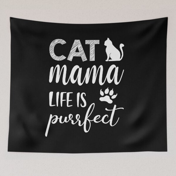 Item preview, Cat Mama Life is Purrfect designed and sold by ReadyArt.