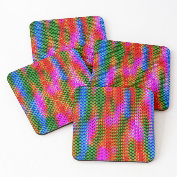 Item preview,  ELEGANT VERTICAL STRIPES OF STAINED GLASS WITH ABSTRACT PATTERNS designed and sold by Ralek.