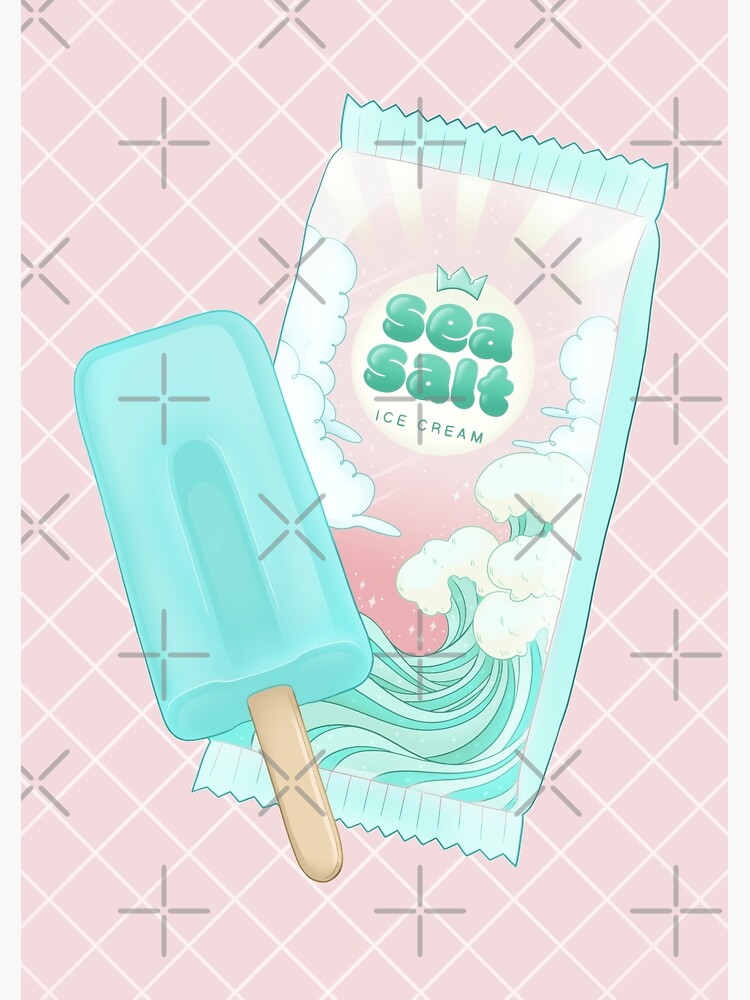 "Sea Salt Ice Cream" Poster for Sale by AetherMage Redbubble
