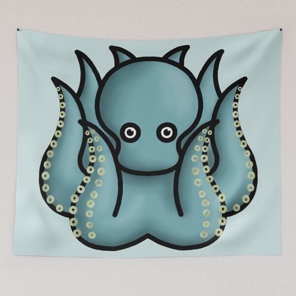 Item preview, Octopus Aquamarine designed and sold by octo-PS.