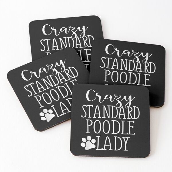 Item preview, Crazy Standard Poodle Lady - Funny Poodle Lover designed and sold by DrewDzung.