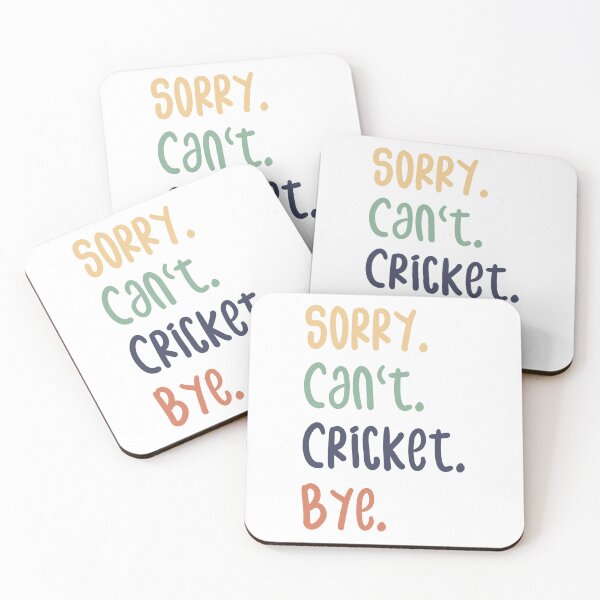 Item preview, Sorry Can't Cricket Bye Funny Cricket Lovers designed and sold by medbdj.