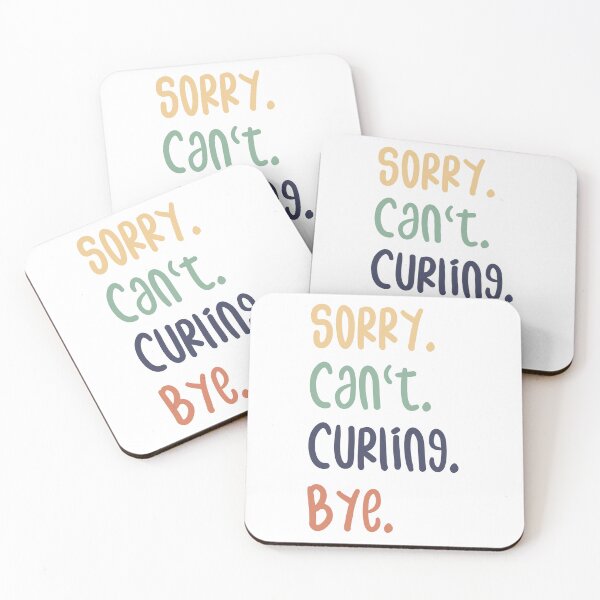 Item preview, Sorry Can't Curling Bye Funny Curling Lovers designed and sold by medbdj.