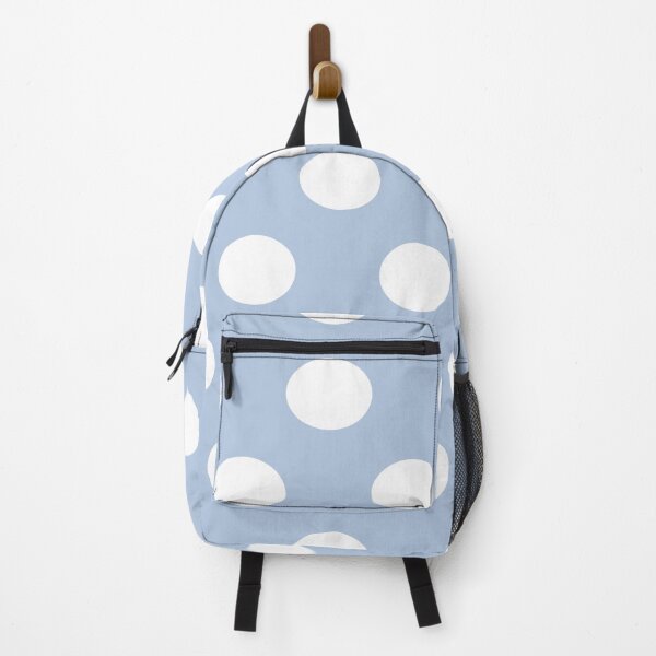 Item preview, Large WHITE and ALICE BLUE POLKA DOTS designed and sold by RachelMacht.