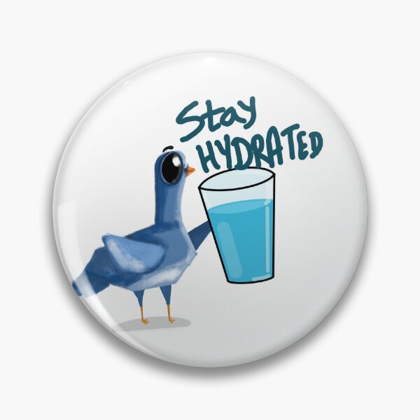 Item preview, Stay hydrated Piko - the pigeon  designed and sold by YorKalakar.
