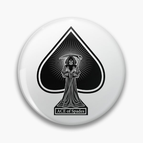 Item preview, ace of spades with skull designed and sold by amid999.