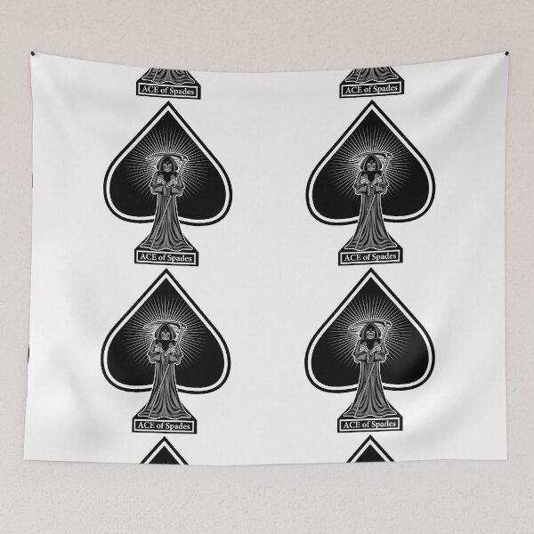 Item preview, ace of spades with skull designed and sold by amid999.